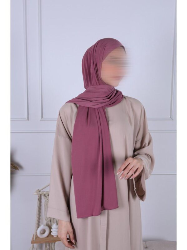 Hijab Jersey Premium Rose foncé