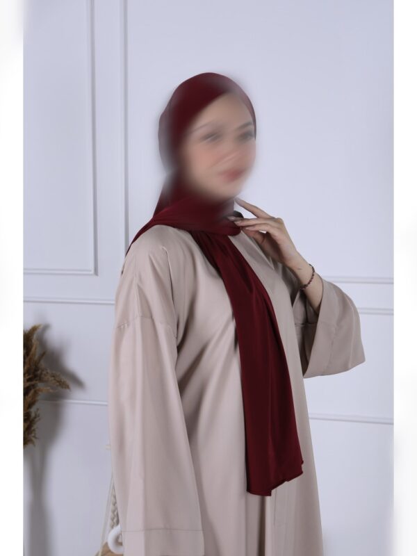 Hijab Jersey Premium Rouge bordeaux
