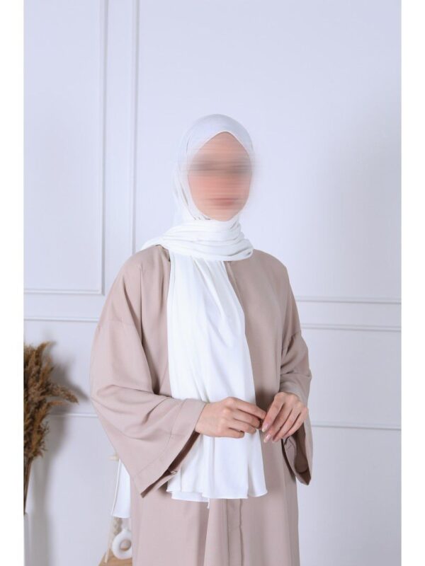 Hijab Jersey Premium blanc