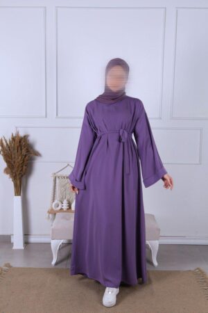 Abaya Coupe Droite