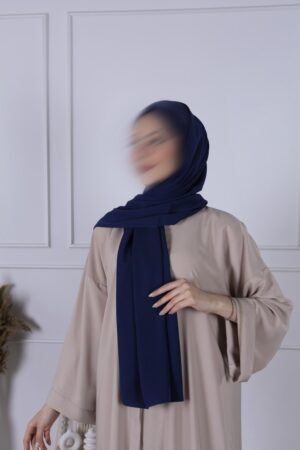 Hijab Jersey Premium bleu foncé nuit